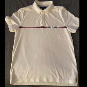 White Tommy Hilfiger Polo